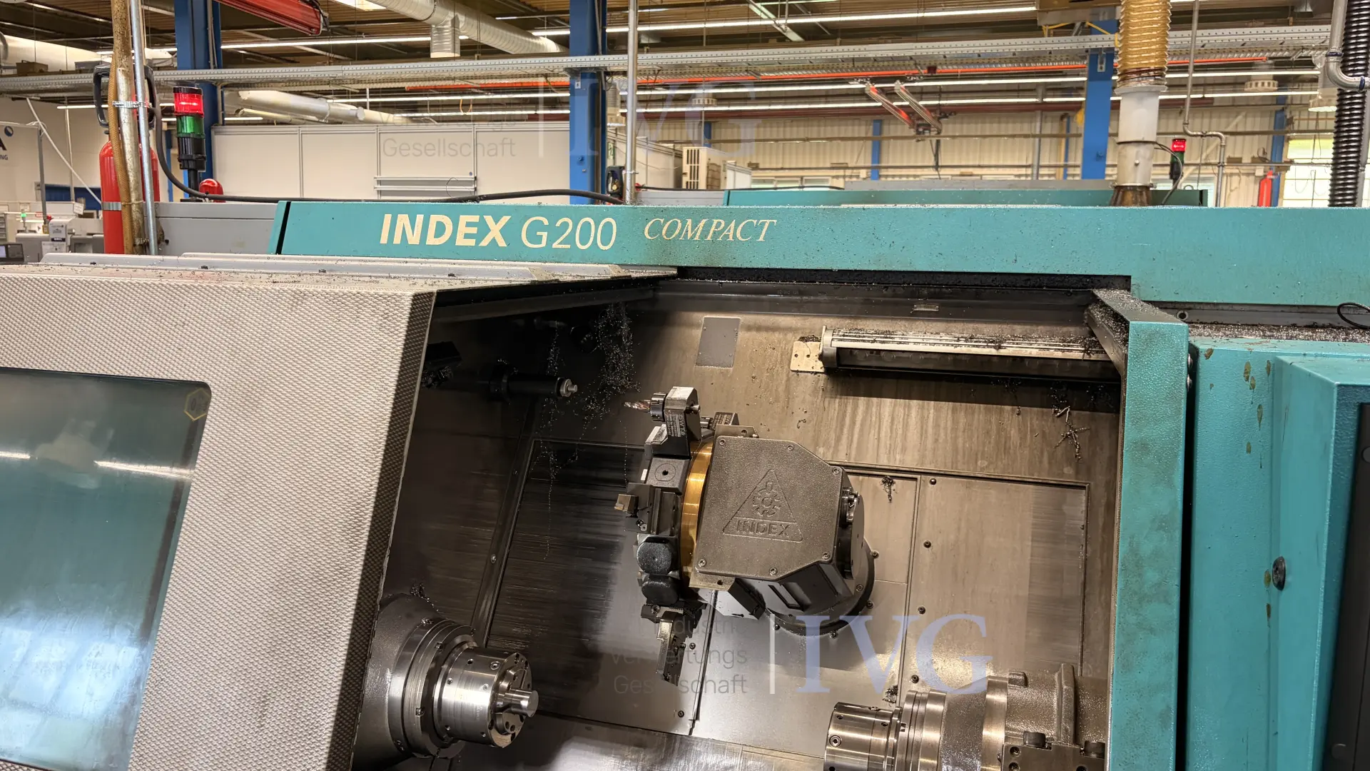 INDEX G200 CNC-draaibank met dubbele spil – foto 11 – kavel bij IVG, Mahlstetten