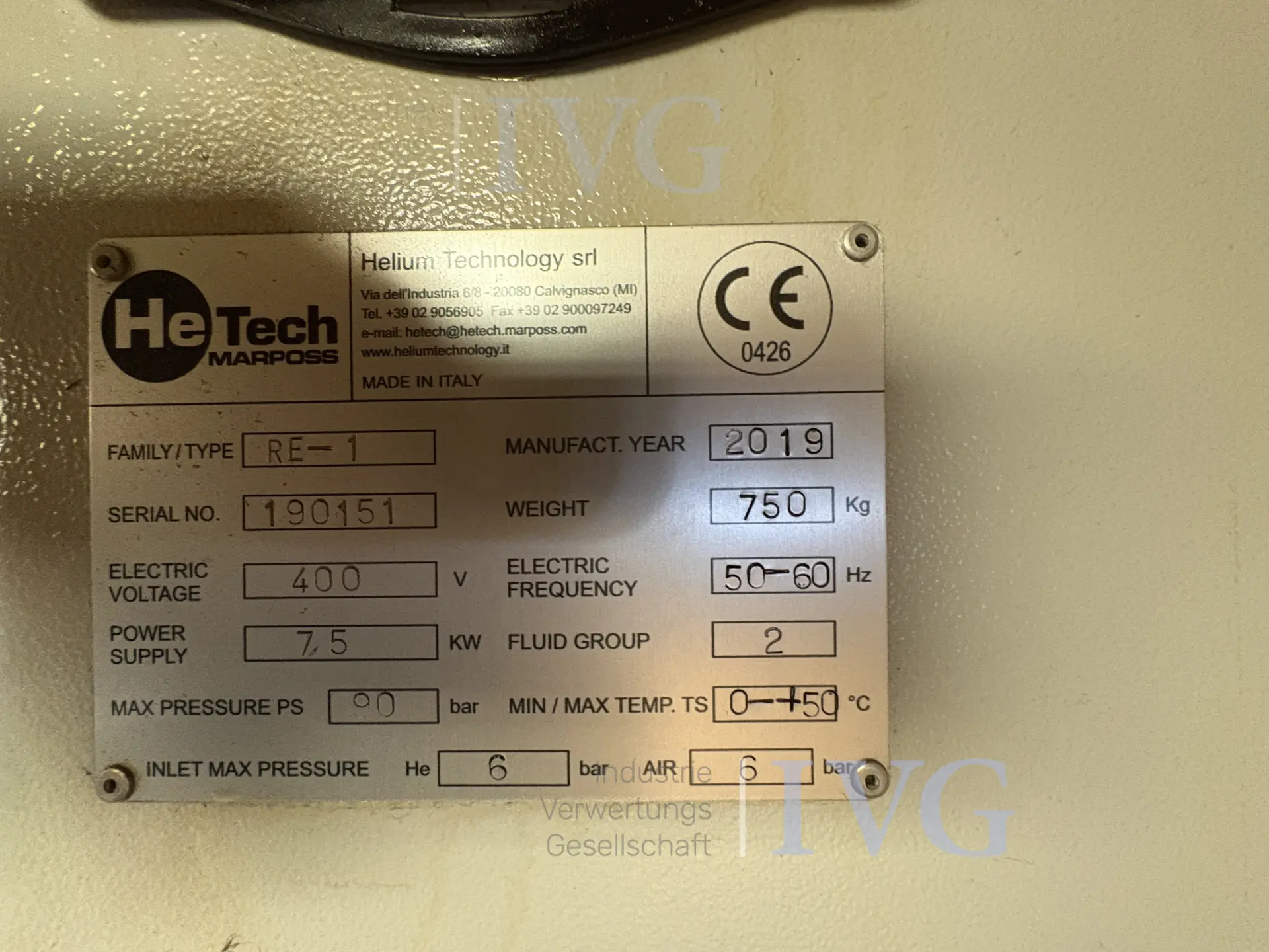 Hogedrukcompressor HETECH RE-1 – foto 3 – kavel bij IVG, Mahlstetten