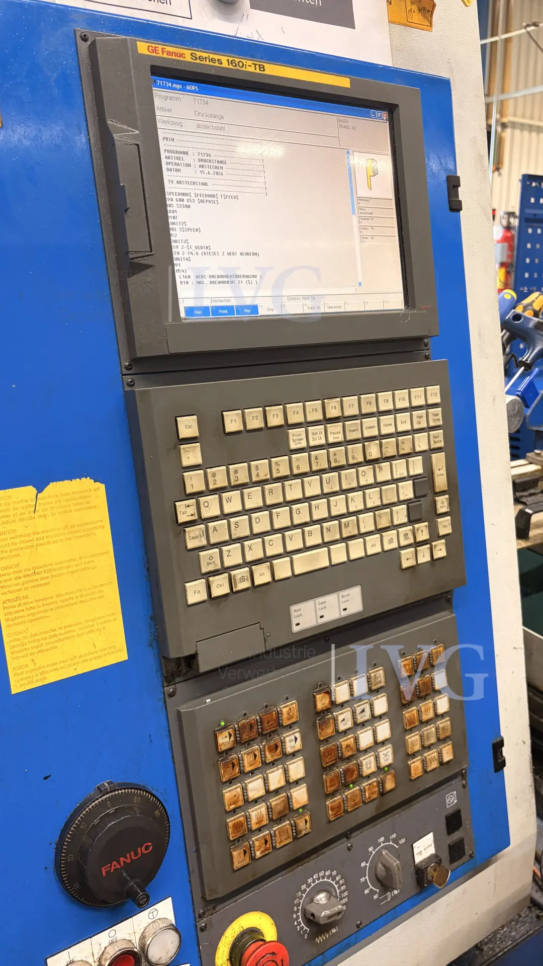 CNC-Drehautomat MANURHIN KMX Swing 1032 TB – foto 6 – kavel bij IVG, Mahlstetten