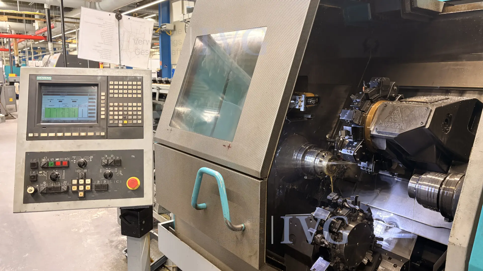 CNC-Doppelspindeldrehmaschine INDEX G 200 – foto 2 – kavel bij IVG, Mahlstetten