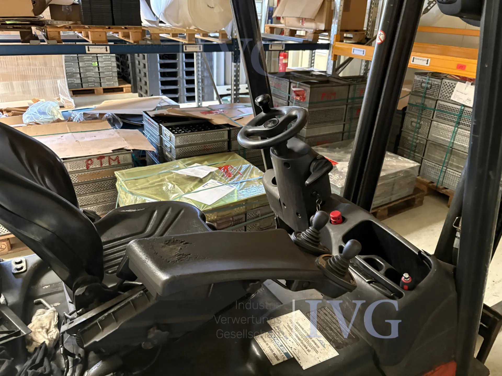 Elektrische vorkheftruck LINDE E16C-01 – foto 5 – kavel bij IVG, Mahlstetten