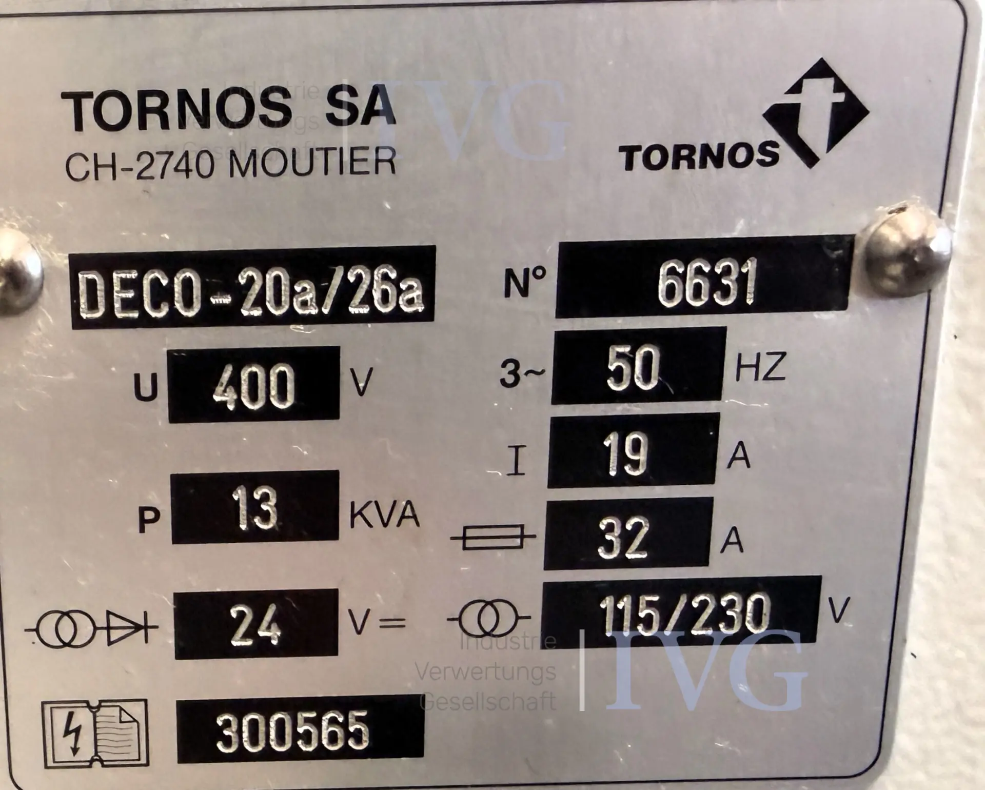 CNC-draaibank TORNOS Deco-20A/26 – foto 14 – kavel bij IVG, Mahlstetten