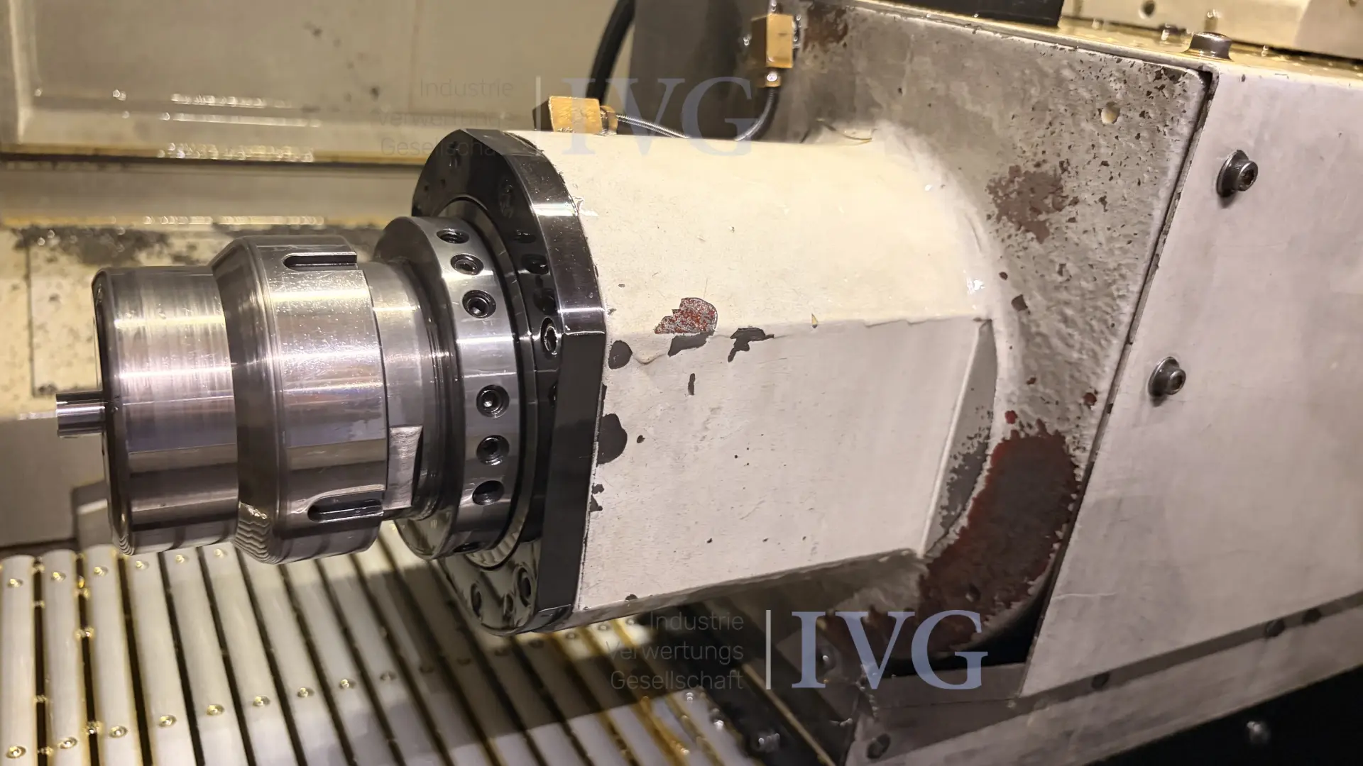 CNC-Langdrehmaschine mit Stangenlader WIVIA W428 – foto 6 – kavel bij IVG, Mahlstetten