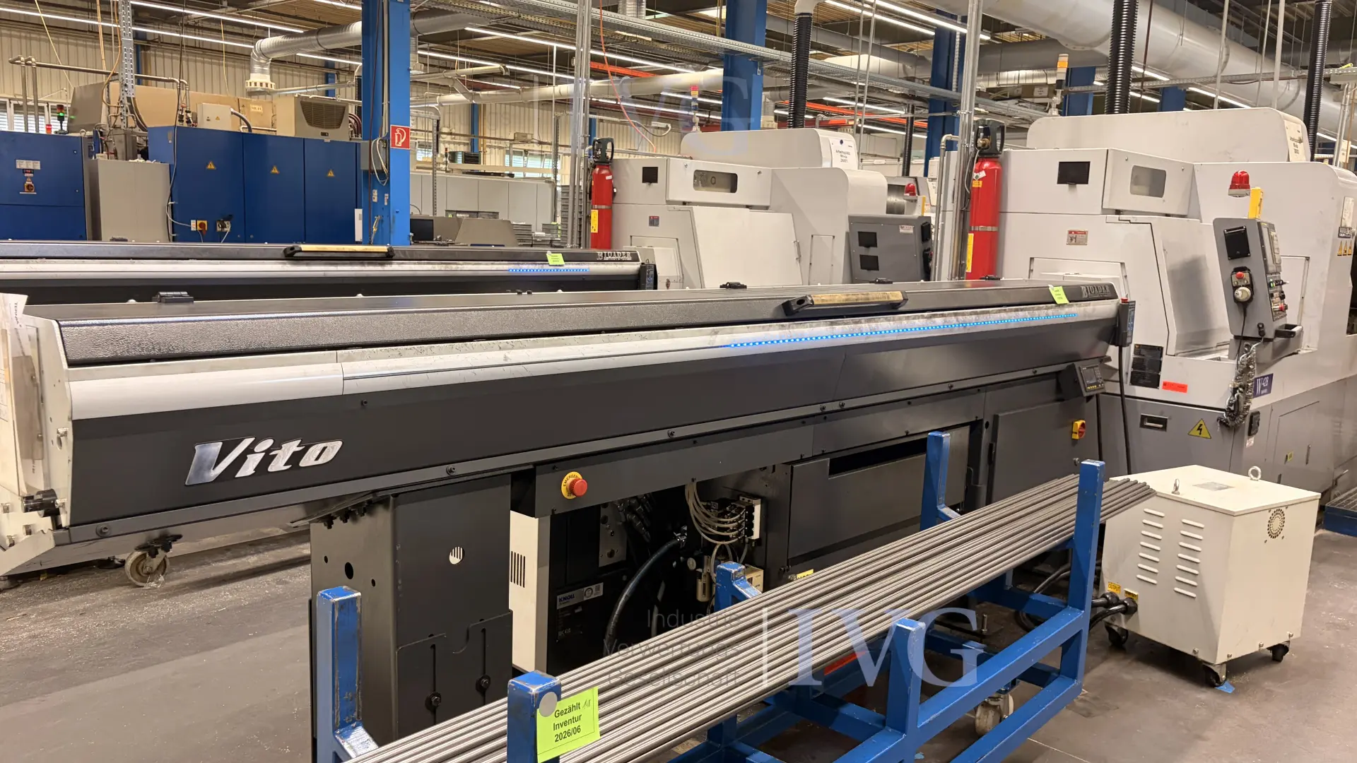 CNC-langdraaibank met staaflader WIVIA W428 – foto 15 – kavel bij IVG, Mahlstetten
