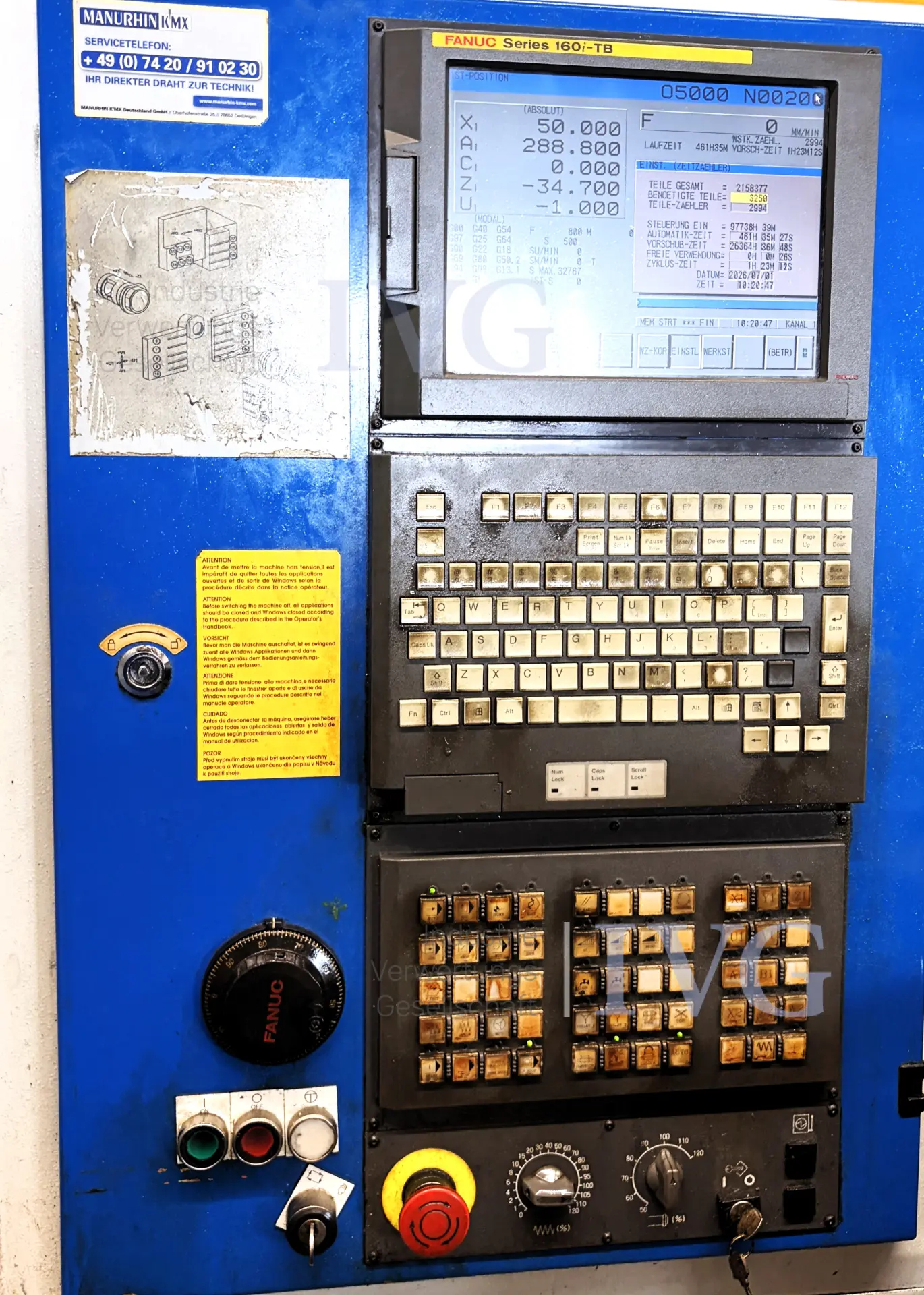 CNC-Drehautomat MANURHIN Swing 1032TB – foto 7 – kavel bij IVG, Mahlstetten