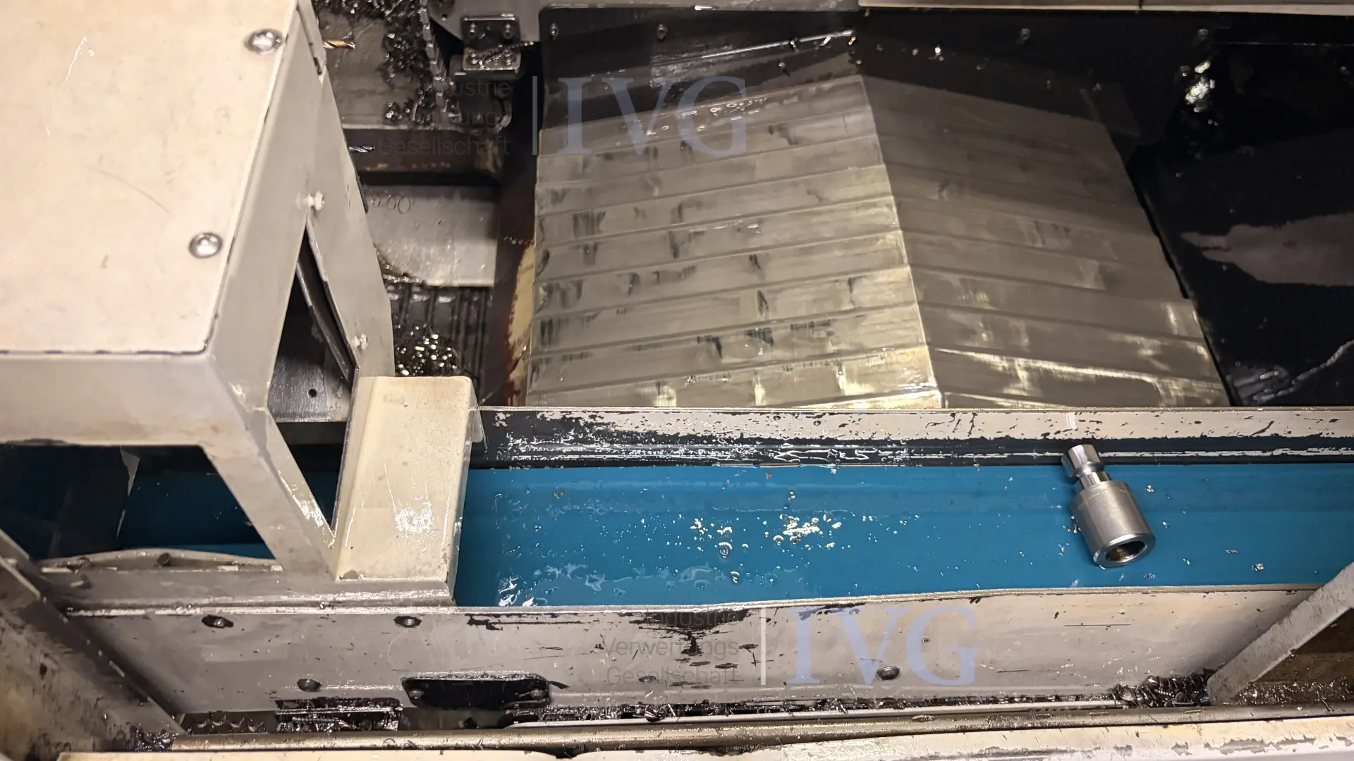 CNC-Langdrehmaschine mit Stangenlader WIVIA W428 – foto 6 – kavel bij IVG, Mahlstetten