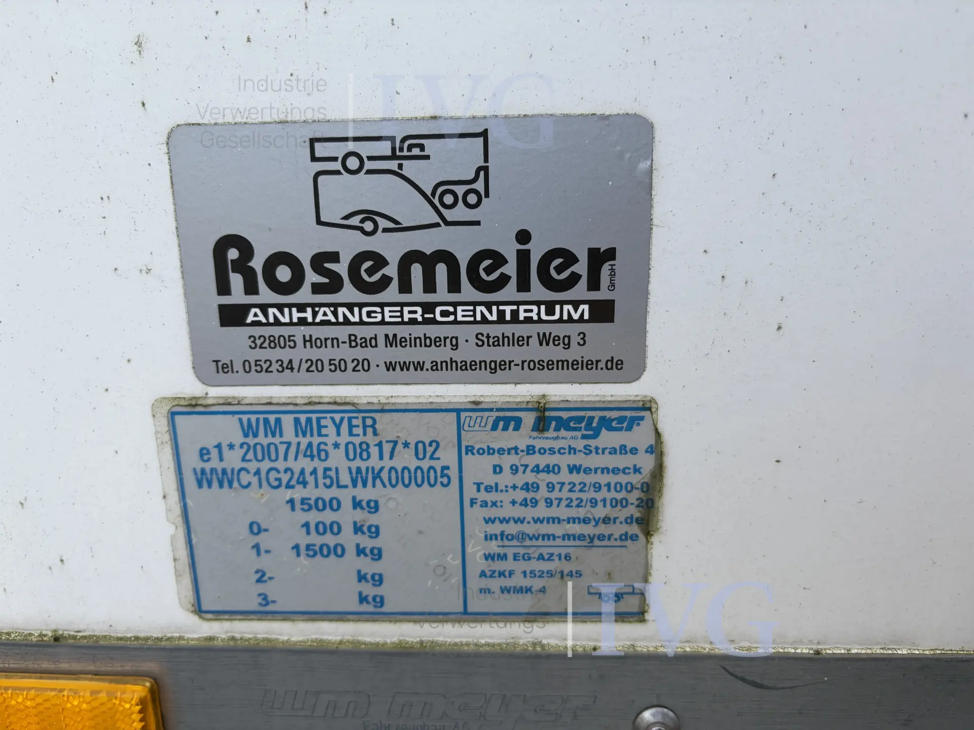 DC gesloten koeloplegger WM MEYER WM EG-AZ16 – foto 19 – kavel bij IVG, Detmold